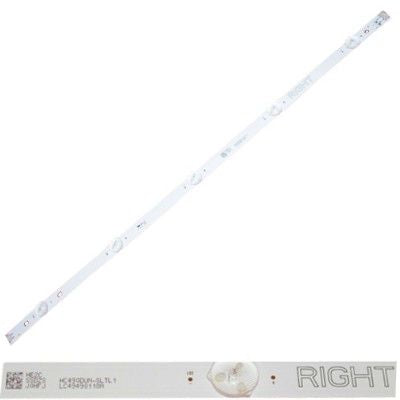Tira 5 leds HC490DUN-SLTL1 LC49490118A RIGHT LG 49LK5900PLA