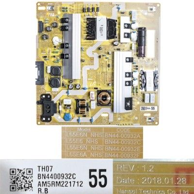 Fuente Alimentacion BN44-00932C REV.1.2, Samsung UE50NU7405