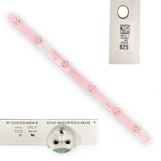 Tira 6 leds Samsung UE40EH5000W BN96-24090A 40-3535LED-60EA-R D1GE-400SCB-R3