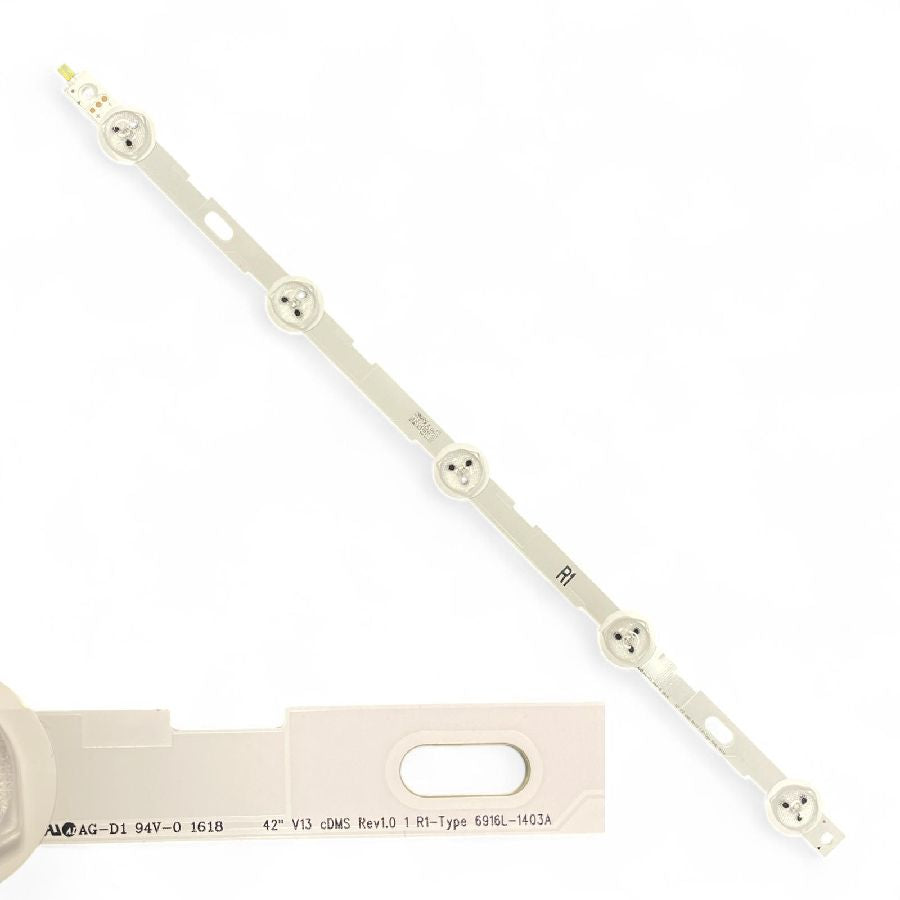 Tira 5 leds LG 42LN5200 R2-Type Rev1.0 6916L-1405A R2