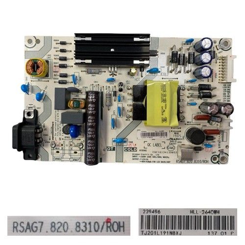 Fuente Alimentación Hisense RSAG7.820.8310/ROH TJ201L191N8XJ H43A6140