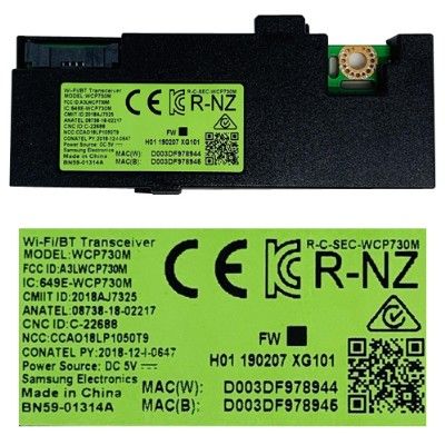 Modulo Wireless / Wifi BN59-01314A Samsung QE55Q70RAT