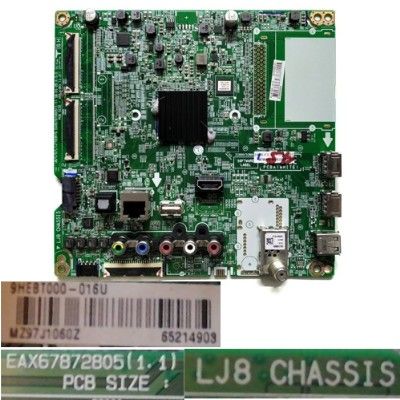 Placa Main EAX67872805(1.1), 9HEBT000-016U, LG 55UK6300PLB