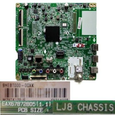 Placa Main EAX67872805(1.1), 9HEBT000-00XK, LG 55UK6300PLB
