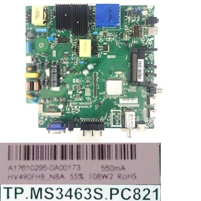 Placa Main TP-MS3463S.PC821, Nevir NVR-7800-49HDS-N