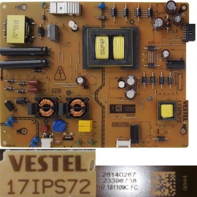 Fuente Alimentación 17IPS72, 23398738 Toshiba 55V5863DG
