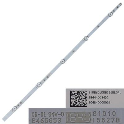 Tira 5 leds PHILIPS 50PUS6753/12 E465853 15627B LB50089 V1_01