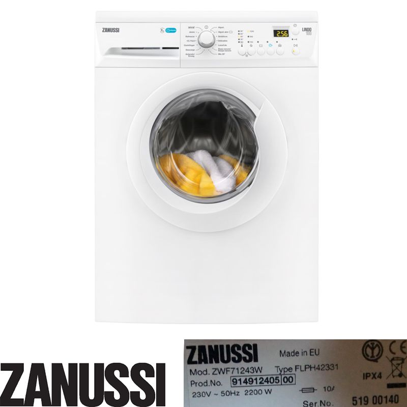 Despiece Lavadora Zanussi ZWF71243W usada