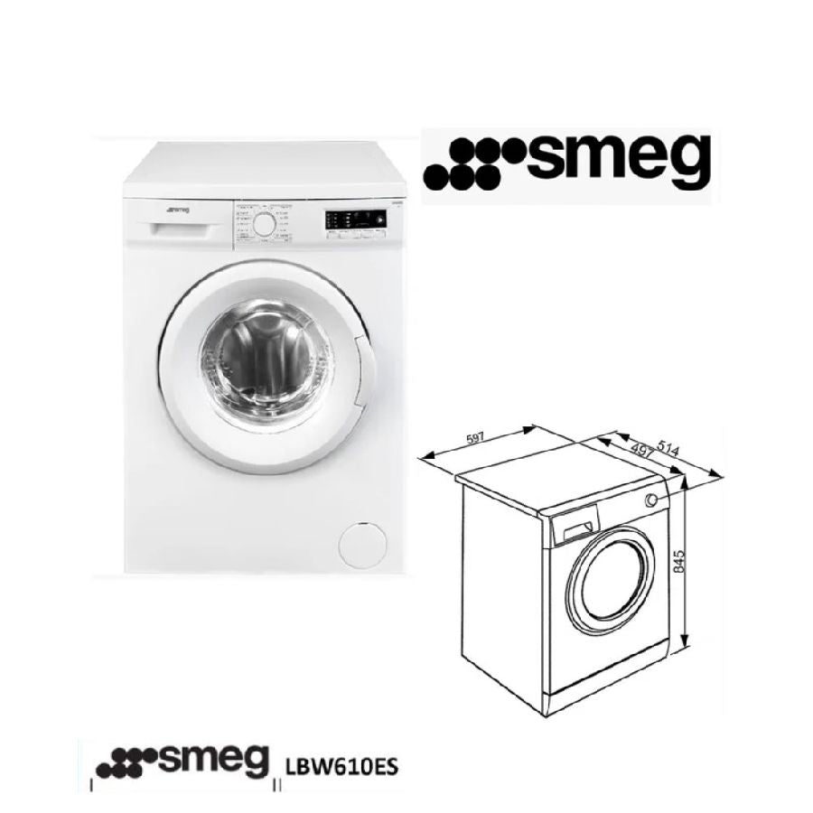 Despiece Lavadora Smeg LBW610ES usada