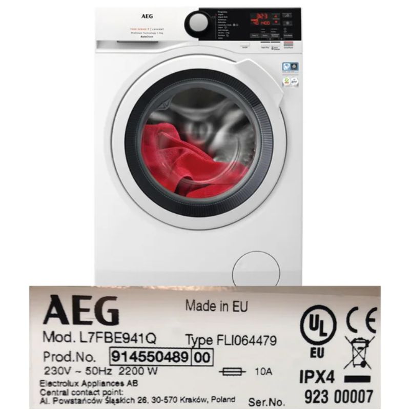 Despiece Lavadora AEG L7FBE941Q usada