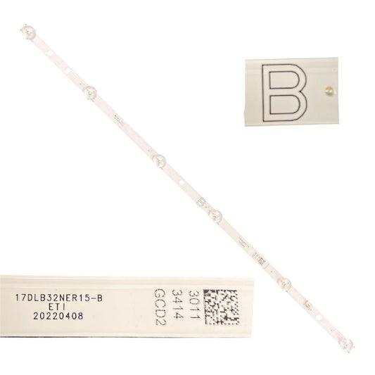 Tira 6 leds Toshiba 32W3163DG/2 TYPE B 17DLB32NER15-B