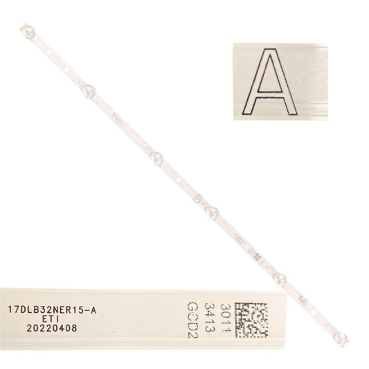 Tira 6 leds Toshiba 32W3163DG/2 TYPE A 17DLB32NER15-A