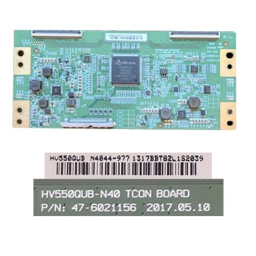 Placa T-Con HV550QUB-N40, 47-6021156 Philips 55PUS6503/12