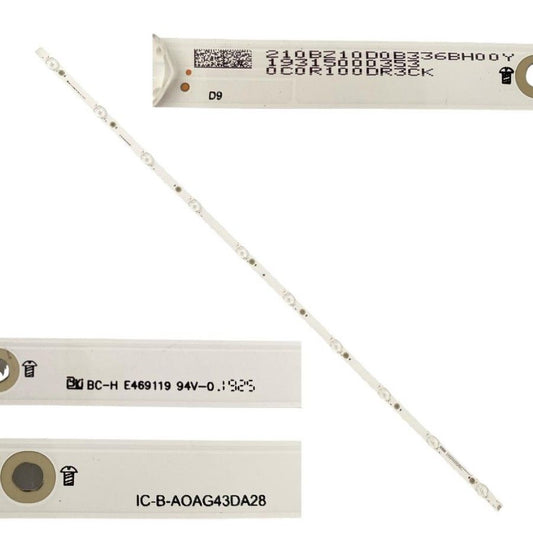 Tira 10 leds PHILIPS 43PFS5823/12 IC-B-AOAGG43DA28 E469119