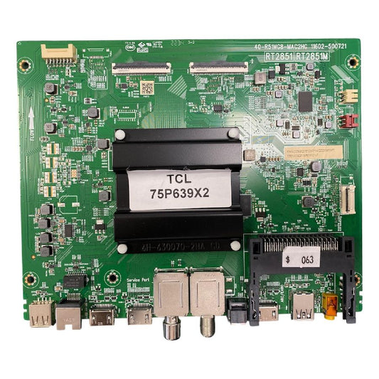 Placa Main TCL 75P639 40-R51MG8-MAC2HG 11602-500721