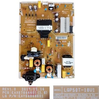 Fuente de Alimentacion LG EAX67844401(1.6) LGP50T-18U1 LG 50UK6470PLC