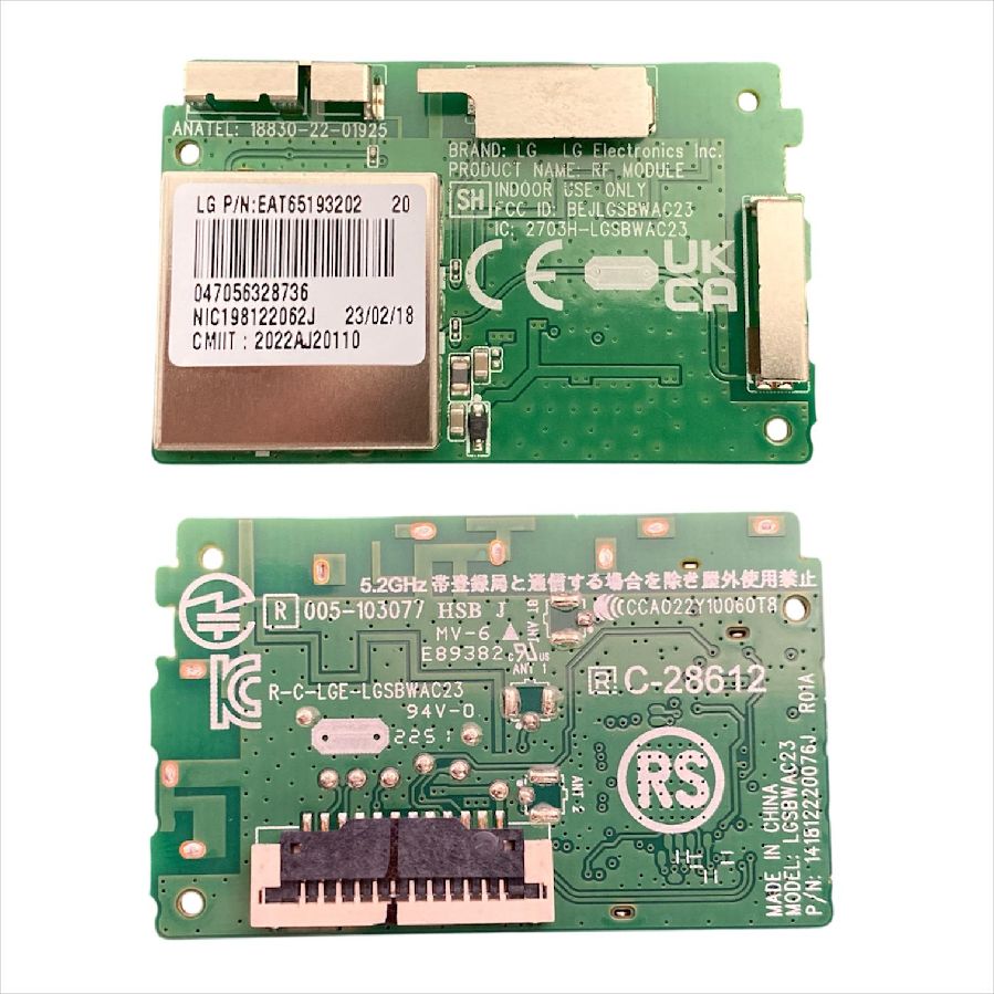 Modulo Wireless / Wifi LG 43UR80006LJ EAT65193202 2703H-LGSBWAC23