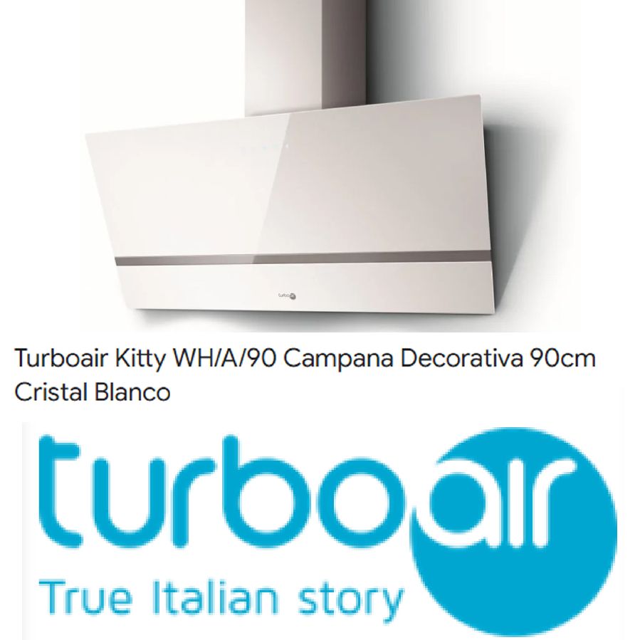 Despiece campana extractora TurboAir KITTY WH/A/90 blanca