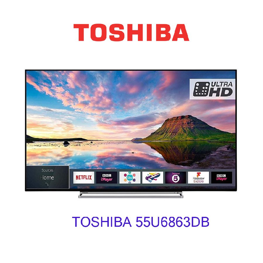 Despiece TV TOSHIBA 55U6863DB