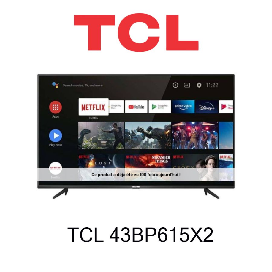 Despiece TV TCL 43BP615X2