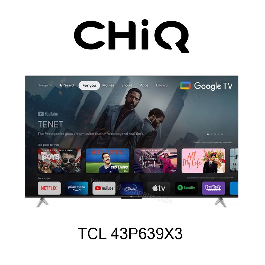 Despiece TV TCL 43P639X3