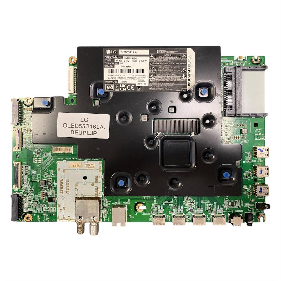 Placa Main LG OLED55G16LA 66655202 usada, de desmontaje