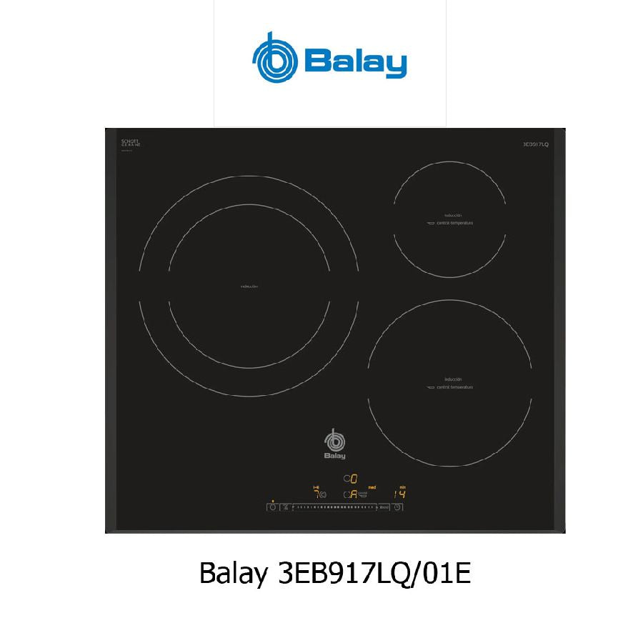 Despiece vitrocerámica Balay 3EB917LQ/01
