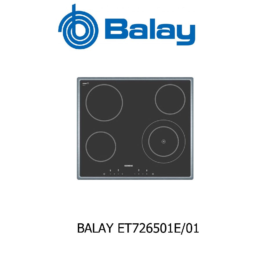 Despiece vitrocerámica Balay ET726501E/01
