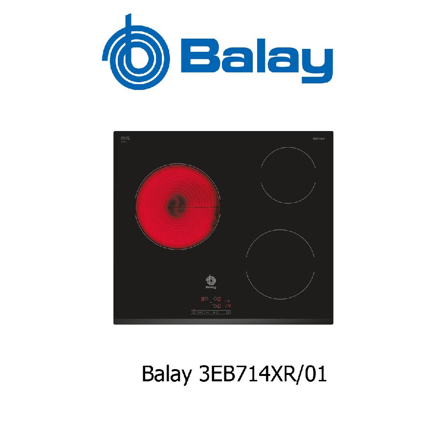 Despiece vitrocerámica Balay 3EB714XR/01