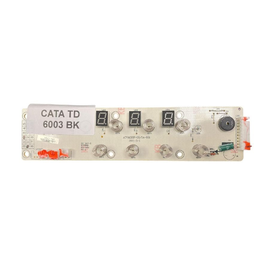 Módulo Electrónico Display Vitro CATA TD 6003 BK ATV&DISP-03/04-R01 E123995 KB-5150