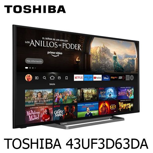 Despiece TV TOSHIBA 43UF3D63DA