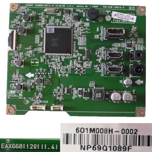 Placa Main EAX66811201 (1.4), LG 27UD68-W