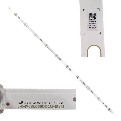 kit 3 tiras Leds Samsung UE43AU7175U HRS-H535-0430000-0310-3030-12.5-N-V11