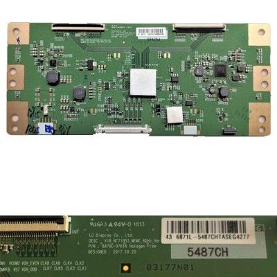Placa TCon Sony KD-49XF7596 6870c-0761A 46-6871L -H-
