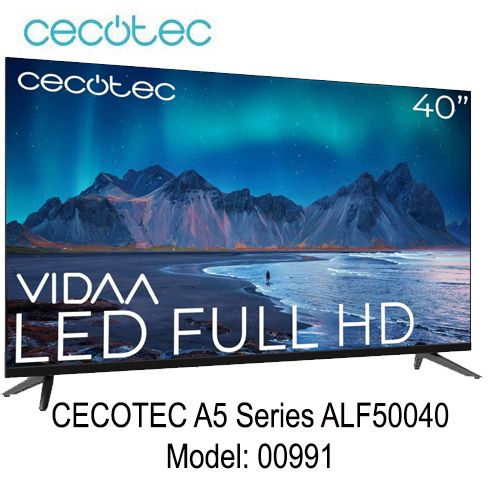 DESPIECE TV CECOTEC A5 Series ALF50040 Model: 00991