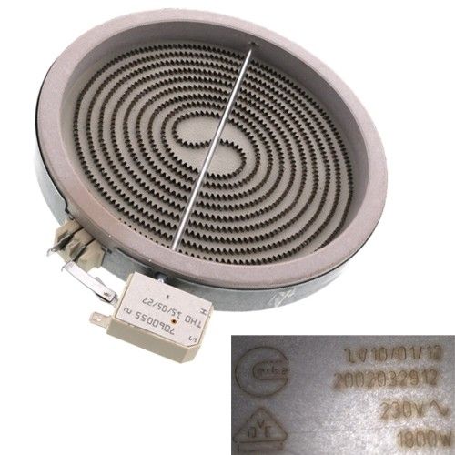 Resistencia Vitro 2002032912 7060055 CATA TT 603 / A 1800w 230V 20 cms SWAP / DESMONTAJE