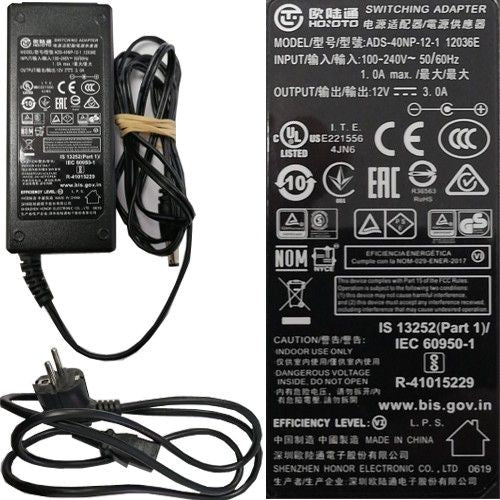 Adaptador-Alimentador ADN-40NP-12-1, ViewSonic VS17405
