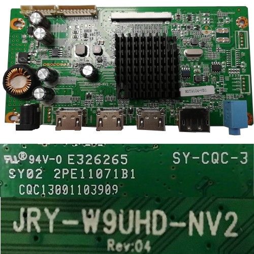 Placa Main JRY-W9UHD-NV2 Rev:0.4, Ozone DSP27