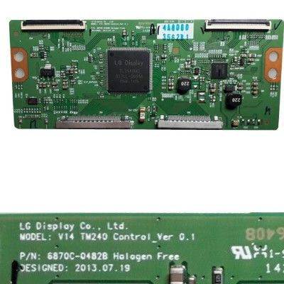 Placa TCon 6870C-0482B V14 TM240 Control_Ver 0.1