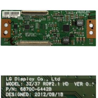 Placa TCon 6870C-C442B 32-37 ROW2.1 HD VER 0.1