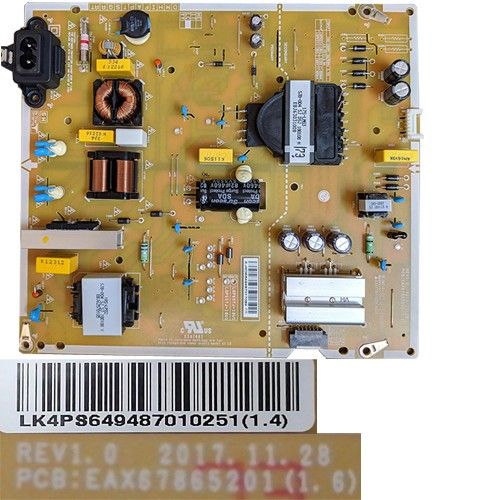 Fuente Alimentación EAX67865201(1.6), LGP65TJ-18U1  LG 55UK6400PLF