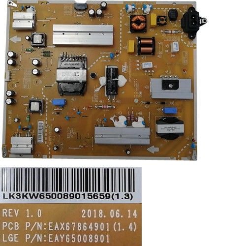 Fuente Alimentación EAX67864901(1.4), EAY65008901, LG 60UK6200PLA