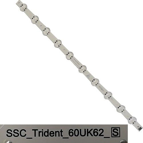 Tira 10 leds SSC_Trident_60UK62, LG 60UK6200PLA