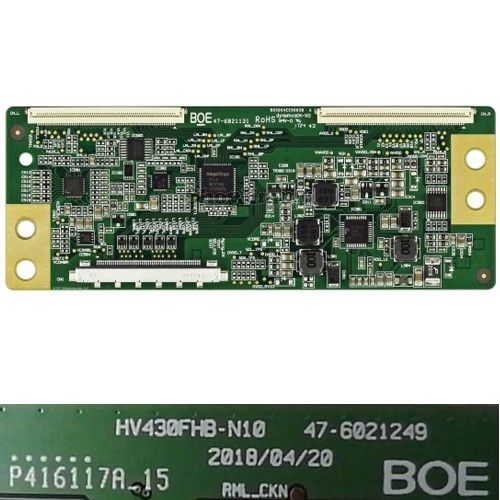 Placa TCon HV430FHB-N10, Toshiba 43L3863DG