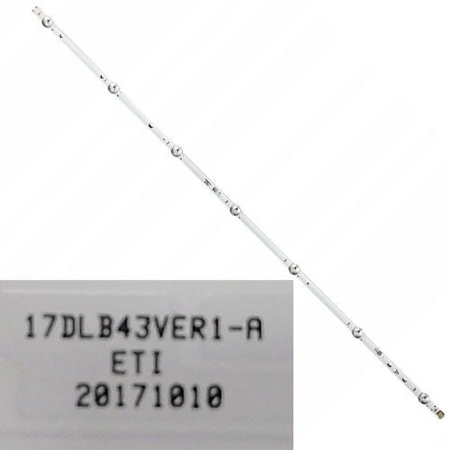 Tira 7 Led 17DLB43VER1-A, Toshiba 43L3863DG