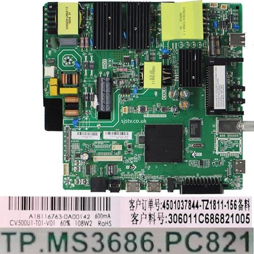 Placa Main TP.MS3686.PC821, Nevir NVR-7902-504K2-N