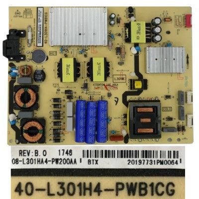 Fuente Alimentación Thomson/TCL 40-L301H4-PWB1CG REV:B.0 1746 SWAP
