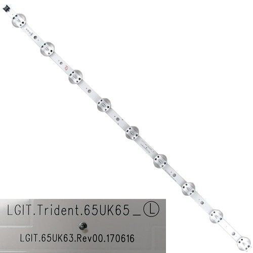 Tira 9 leds LGIT.Trident.65UK65_L, LG 65UK6400PLF SWAP de desmontaje