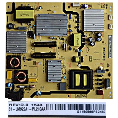 Fuente Alimentación Thomson/TCL 40-LM9211-PWD1XG REV:D.0 81-LM922J1-PL210AA