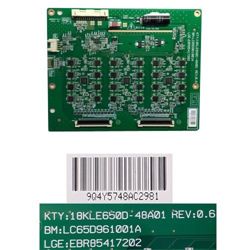 Placa Led Driver EBR85417202, LG 65SK8500PLA